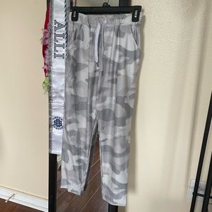 Grey camo joggers